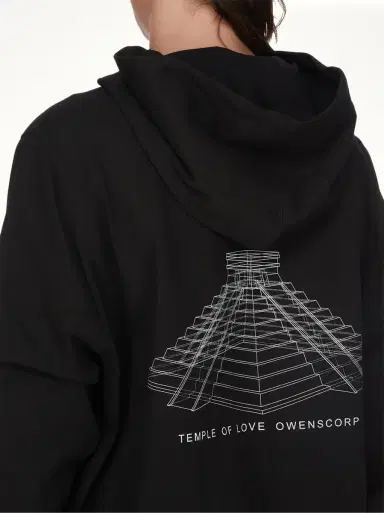 Rick Owens Pullover Hoodie | Thumbnail 2
