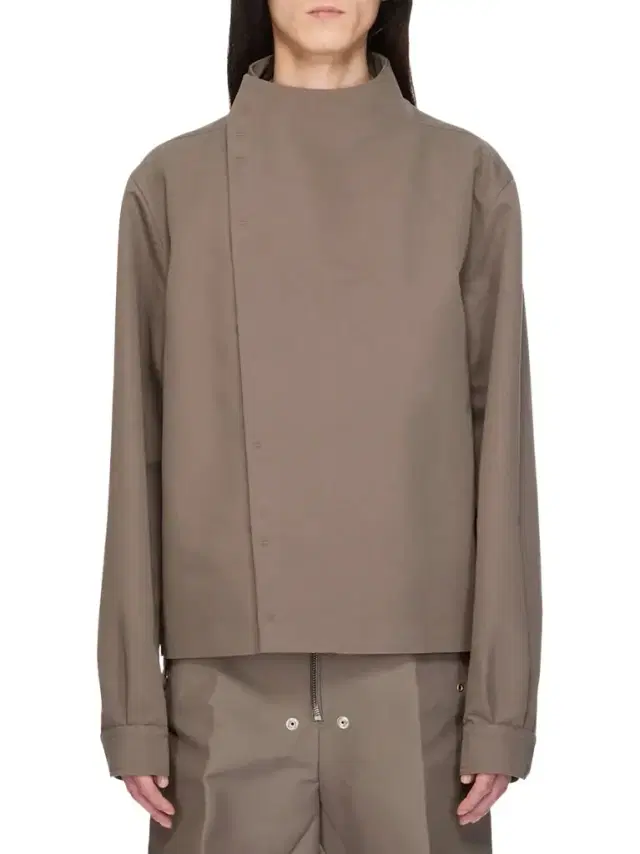 Rick Owens Lpm Jacket in Dust Brown