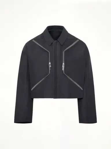 Rick Owens Woven Heizer Mac Jacket | Thumbnail 3