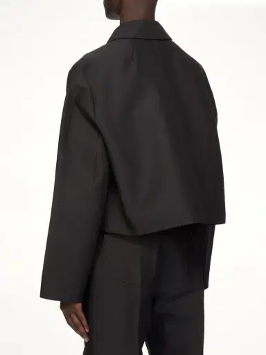Rick Owens Woven Heizer Mac Jacket | Thumbnail 6