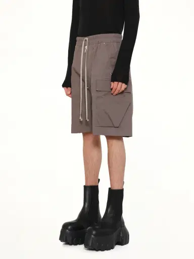 Rick Owens Cargobela Shorts in Dust Brown | Thumbnail 2 Rick Owens Cargobela Shorts in Dust Brown | Thumbnail 2