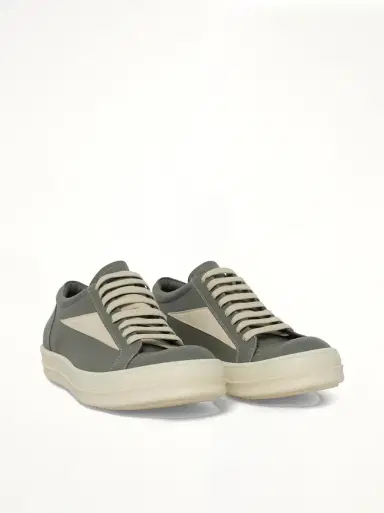 Rick Owens Vintage Sneaks in Euca/milk Grey | Thumbnail 3 Rick Owens Vintage Sneaks in Euca/milk Grey | Thumbnail 3