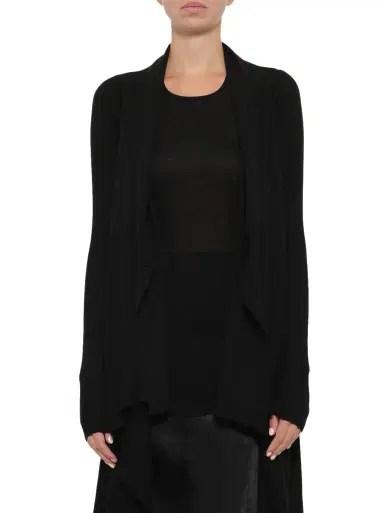 Rick Owens Long Wrap Cardigan | Thumbnail 1 Rick Owens Long Wrap Cardigan | Thumbnail 1