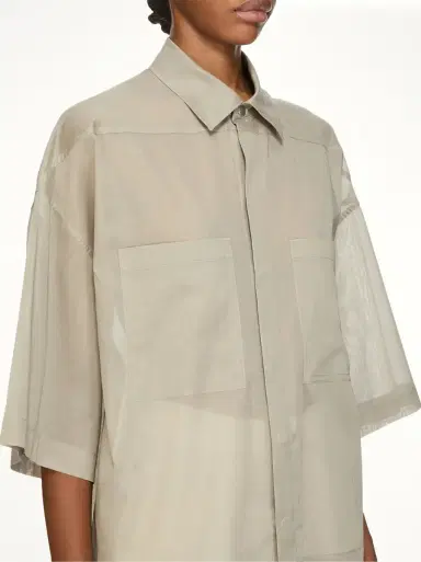 Rick Owens Tommy Shirt in | Thumbnail 2 Rick Owens Tommy Shirt in | Thumbnail 2