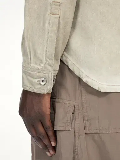 RICK OWENS DRKSHDW Outershirt in Sand Beige | Thumbnail 6 RICK OWENS DRKSHDW Outershirt in Sand Beige | Thumbnail 6