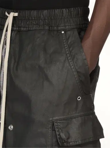 RICK OWENS DRKSHDW Denim Cargobela Shorts | Thumbnail 2