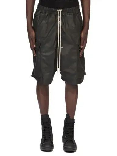 RICK OWENS DRKSHDW Denim Cargobela Shorts | Thumbnail 1