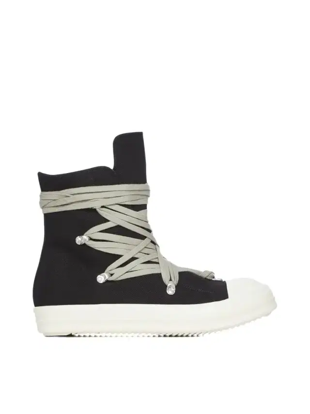 RICK OWENS DRKSHDW Megalace Sneaks in Black/milk Black