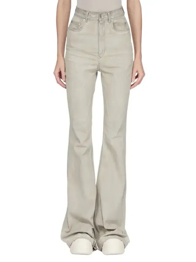 RICK OWENS DRKSHDW Bolan Bootcut in Sand Beige
