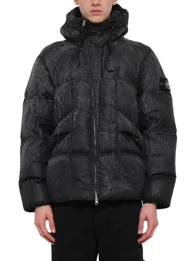 Stone Island 4100062 Hand Sprayed Reflective Puffer