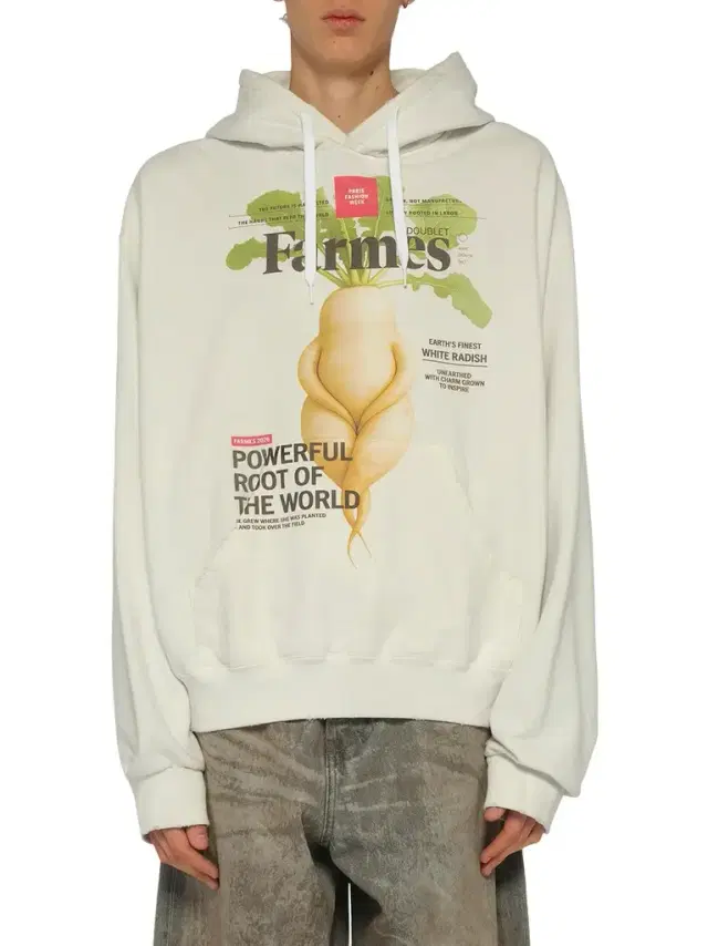 DOUBLET Farmes Magazine Cover Hoodie