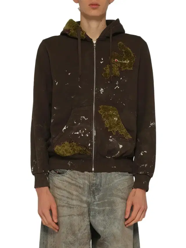 DOUBLET Moss-grown Embroidery Hoodie