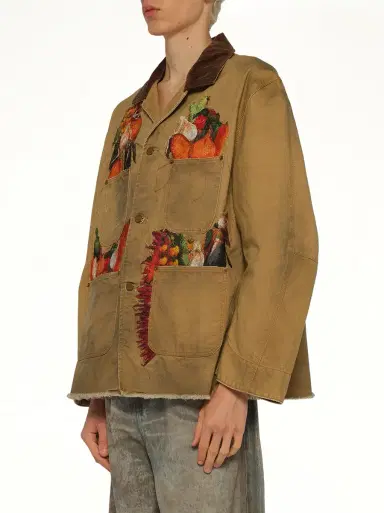 DOUBLET Vegetable Embroidery Work Jacket | Thumbnail 2 DOUBLET Vegetable Embroidery Work Jacket | Thumbnail 2
