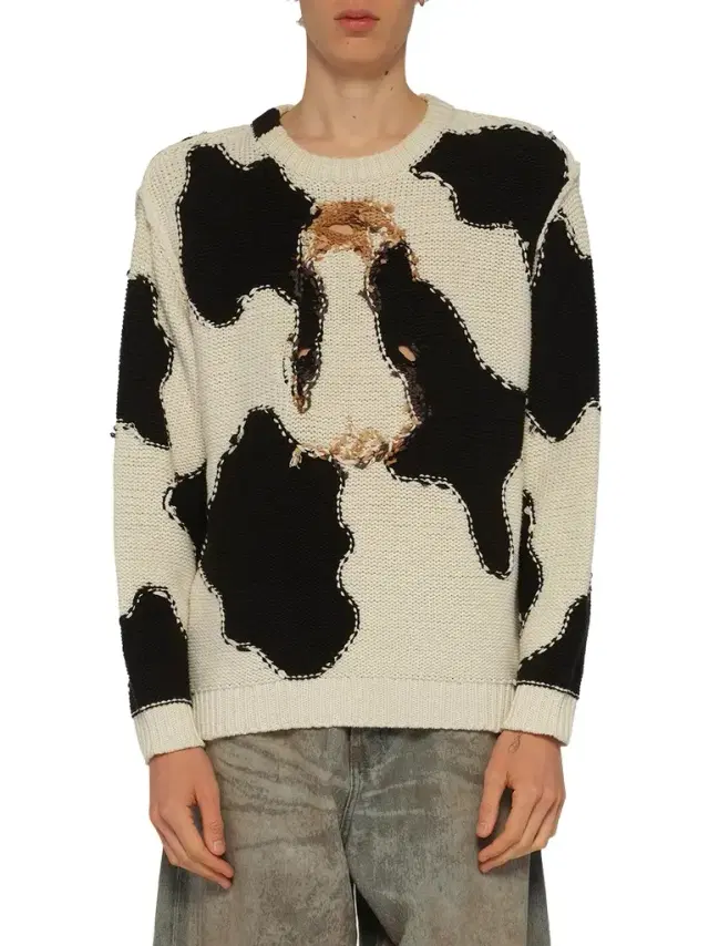 DOUBLET Acting Cow Knit Pullover