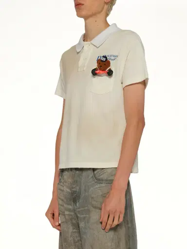DOUBLET Polo Shirt With My Workwear Bear | Thumbnail 2 DOUBLET Polo Shirt With My Workwear Bear | Thumbnail 2