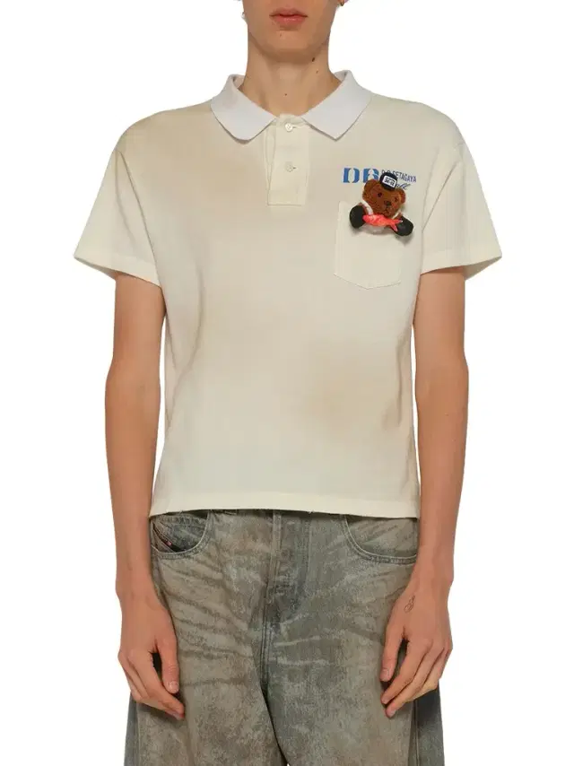 DOUBLET Polo Shirt With My Workwear Bear