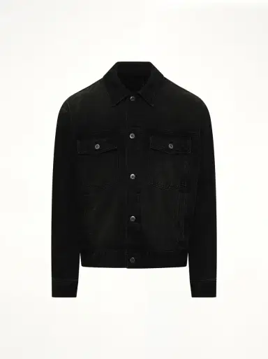 WOOYOUNGMI Stone Washed Denim Jacket | Thumbnail 3