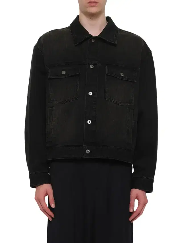 WOOYOUNGMI Stone Washed Denim Jacket