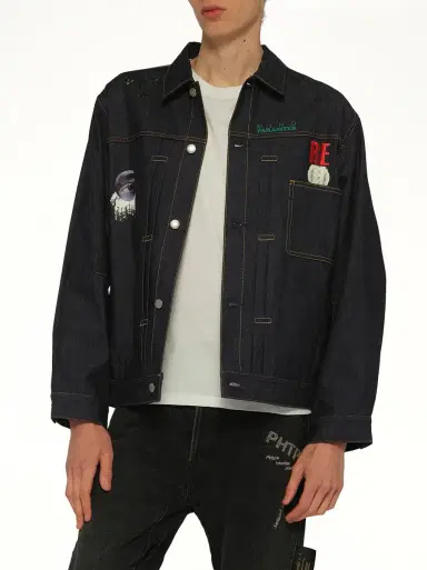 Undercover Mind Parasite Denim Jacket | Thumbnail 6
