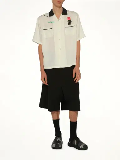 Undercover Mind Parasite SS Shirt in Ivory White | Thumbnail 4 Undercover Mind Parasite SS Shirt in Ivory White | Thumbnail 4