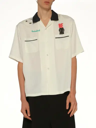 Undercover Mind Parasite SS Shirt in Ivory White | Thumbnail 6 Undercover Mind Parasite SS Shirt in Ivory White | Thumbnail 6