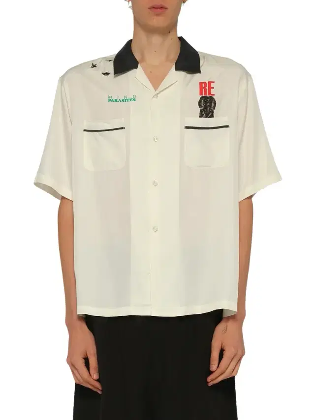 Undercover Mind Parasite SS Shirt in Ivory White