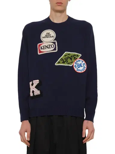 KENZO Kenzo Badges Jumper | Thumbnail 1 KENZO Kenzo Badges Jumper | Thumbnail 1