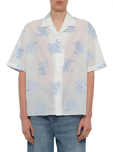 KENZO Kenzo Cartoon Hawaiian Short Sleeve Shirt | Thumbnail 1