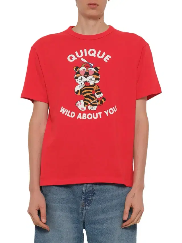 KENZO Kenzo Cartoon Classic T-shirt in Cherry Red