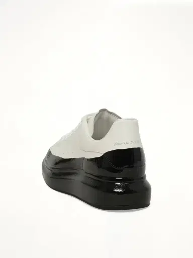 Alexander McQueen Larry Oversized Dipped Sneaker in White/black | Thumbnail 2