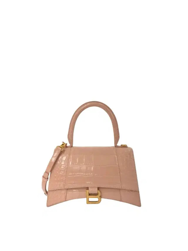 Balenciaga Hourglass Small Croco Embossed Bag
