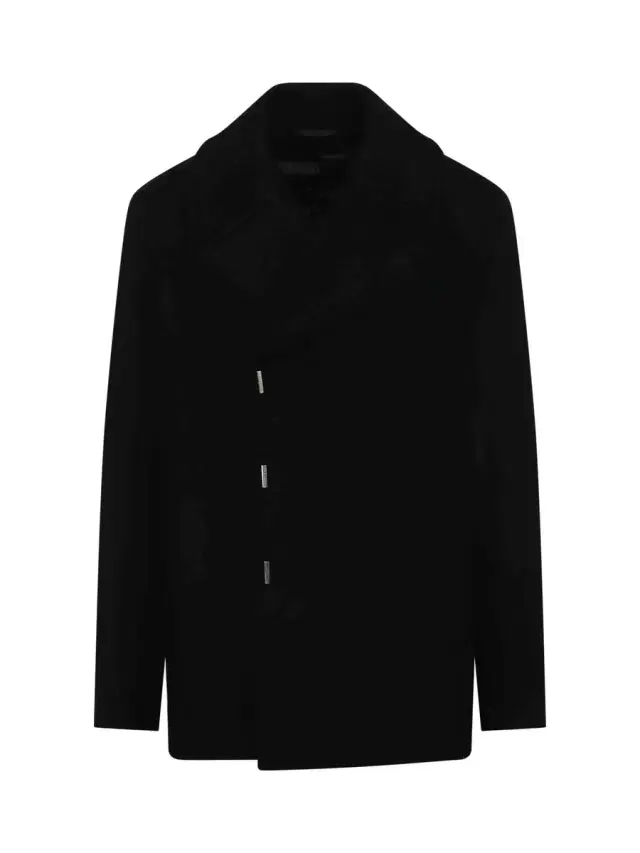 Givenchy Hook & Bar Quilted Peacoat