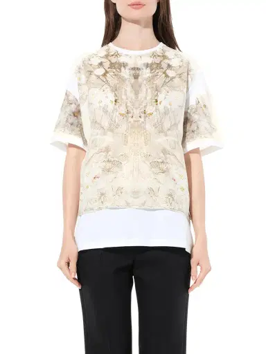 Alexander McQueen Trompe T-shirt | Thumbnail 1 Alexander McQueen Trompe T-shirt | Thumbnail 1