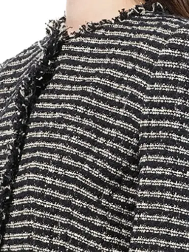 Alexander McQueen Boucle Tweed Jacket in Black/ivory | Thumbnail 2