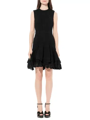 Alexander McQueen Mini Denim Dress | Thumbnail 4 Alexander McQueen Mini Denim Dress | Thumbnail 4