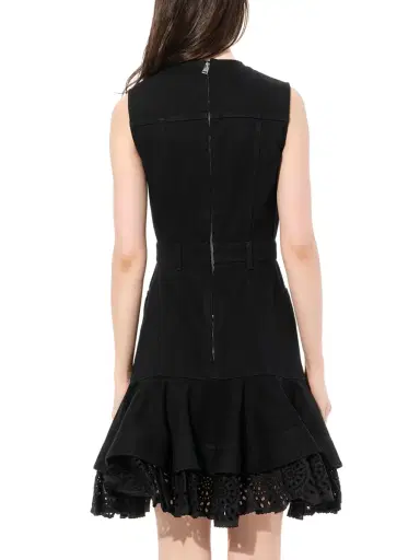 Alexander McQueen Mini Denim Dress | Thumbnail 6 Alexander McQueen Mini Denim Dress | Thumbnail 6