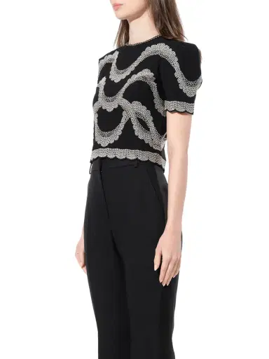 Alexander McQueen Short Sleeve Top | Thumbnail 5 Alexander McQueen Short Sleeve Top | Thumbnail 5