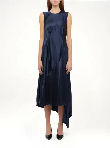 Loewe Sleeveless Satin Dress | Thumbnail 4 Loewe Sleeveless Satin Dress | Thumbnail 4