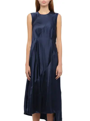 Loewe Sleeveless Satin Dress | Thumbnail 1 Loewe Sleeveless Satin Dress | Thumbnail 1