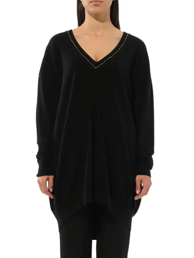 Givenchy Embroidered Strass V-neck