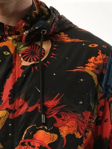 Givenchy Underworld Parka in Multicolor Multicolour | Thumbnail 3