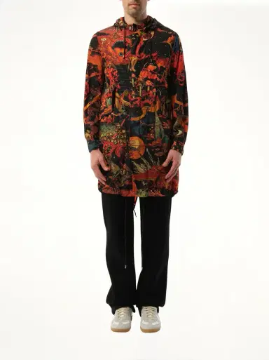 Givenchy Underworld Parka in Multicolor Multicolour | Thumbnail 4