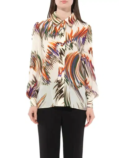 Givenchy Long Sleeve Shirt in Ecru White | Thumbnail 1 Givenchy Long Sleeve Shirt in Ecru White | Thumbnail 1