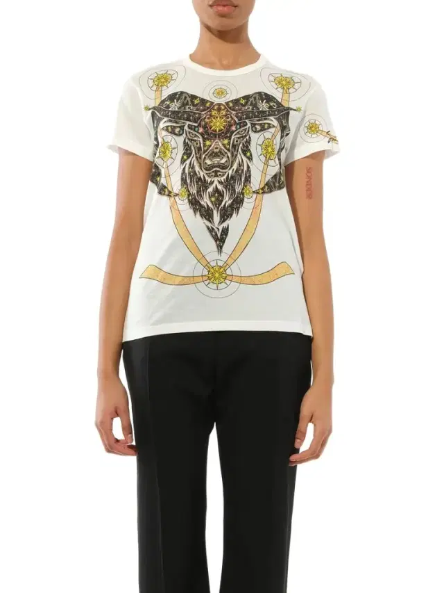 Givenchy Aries T-shirt Ecru White