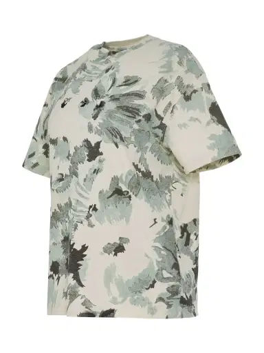 Off-White Floral Swimming Logo Regular T-shirt in Multicolorcolor | Thumbnail 3 Off-White Floral Swimming Logo Regular T-shirt in Multicolorcolor | Thumbnail 3