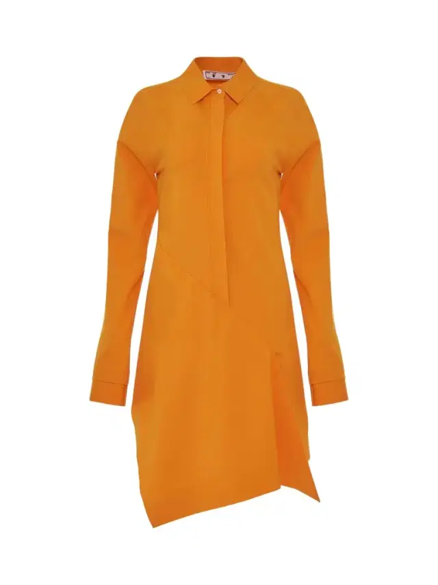 Off-White Jer Short Panel Shirt Dress