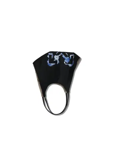 Off-White Puffy Flower Arrow Simple Mask | Thumbnail 2