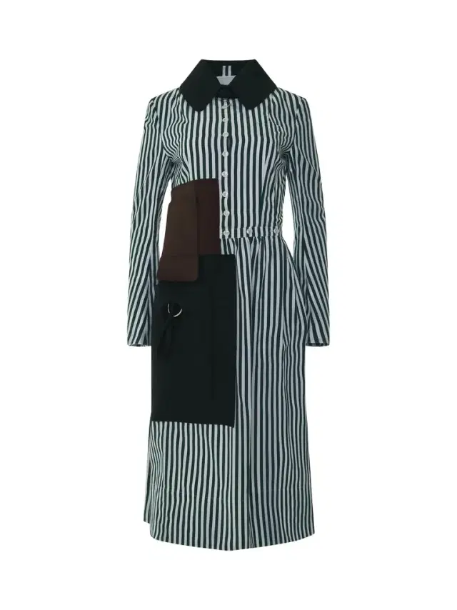 Maison Margiela Long Stripe Shirt Dress