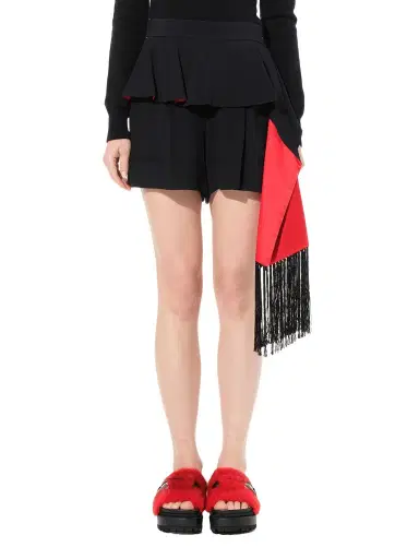Alexander McQueen Leaf Crepe Pant | Thumbnail 1 Alexander McQueen Leaf Crepe Pant | Thumbnail 1