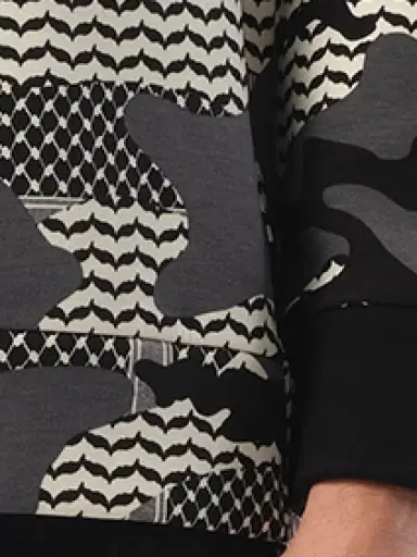 NEIL BARRETT Sweatshirt in Multicolour Grey | Thumbnail 2 NEIL BARRETT Sweatshirt in Multicolour Grey | Thumbnail 2